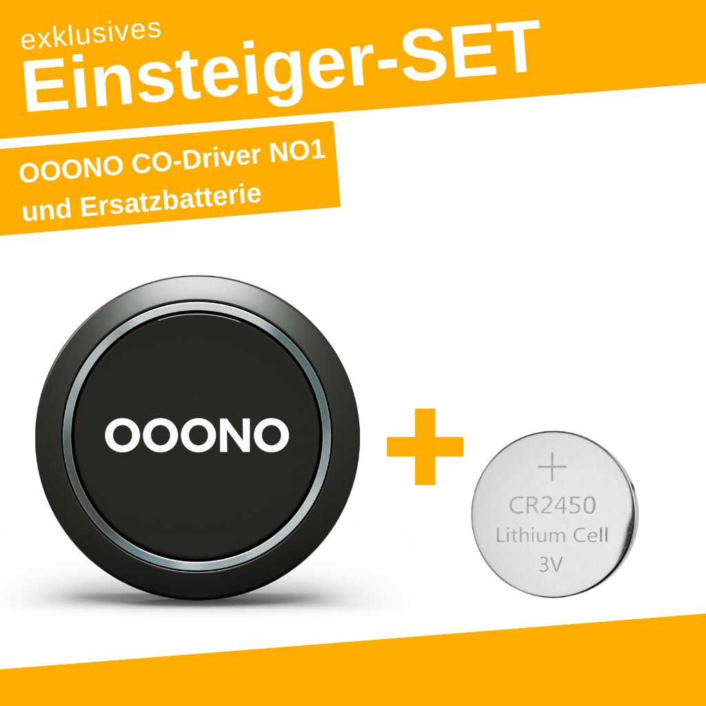 Einsteiger-SET: OOONO CO-DRIVER NO1 mit GRATIS Ersatzbatterie! – OOONO Shop  Austria